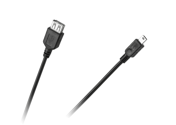 USB-A-liitäntäkaapeli - Mini-USB-liitin 5-nastainen