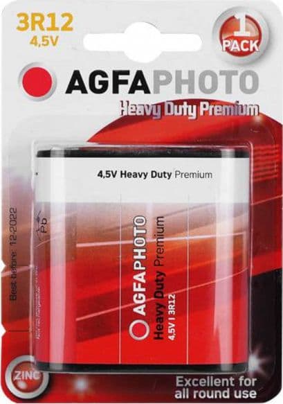 Agfa-paristo Heavy Duty 3R12 1 kpl