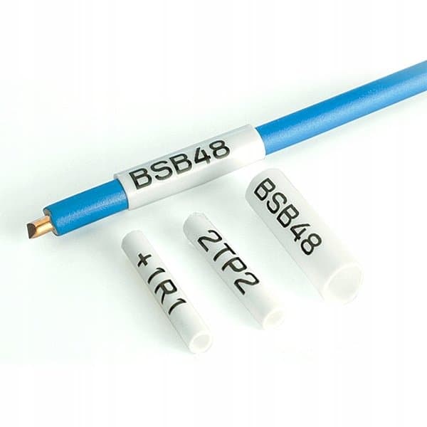 Krympeslange hvid 2:1 - diameter 2,5 mm BS-25 /rulle 200m/