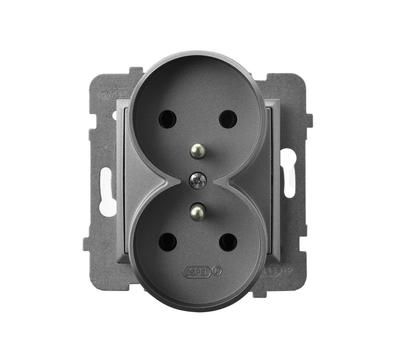 Ospel Socket Aria dubbel med/u mattgrå (GP-2Urz/m/70)
