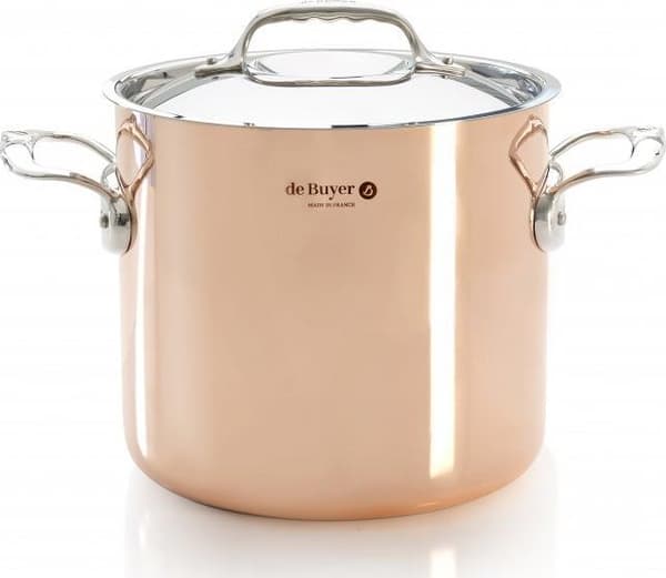 De Buyer Prima Matera Kastrull koppar/stål extra hög 20cm ind