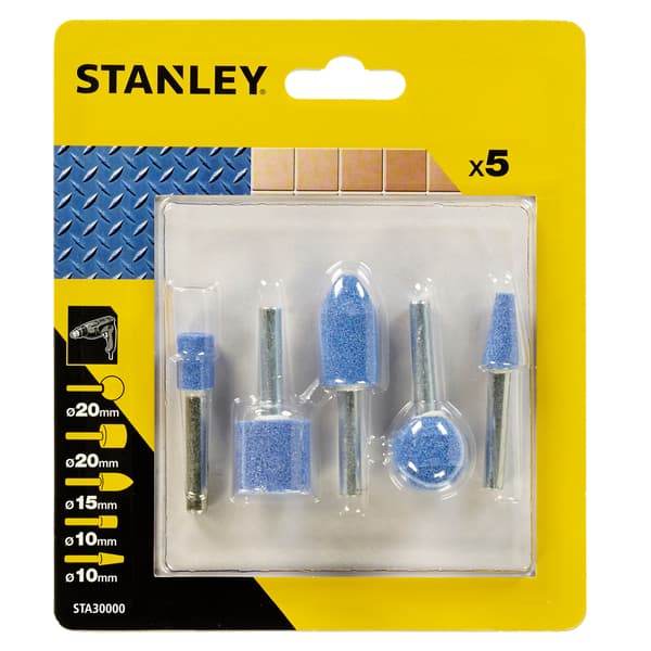 Stanley Slibedorne sæt med 5 stk. (STA30000)