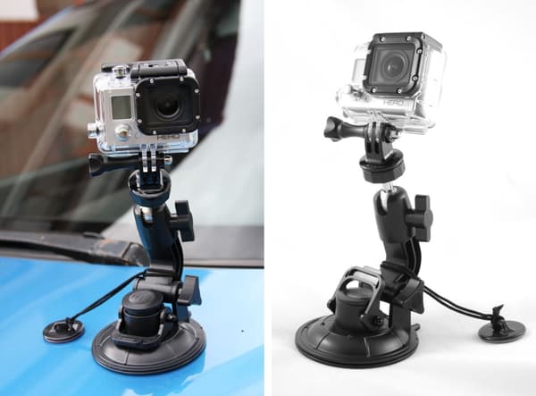 Xrec monteringsudstyrssæt til Gopro Hero 4 3+ 3 2