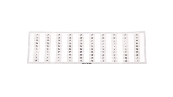 Märkpennor WMB 10x 31-40 793-605 /5st /