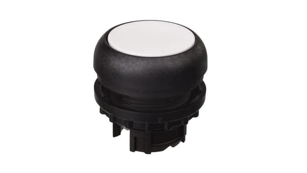 Knapaktuator hvid med selvretur M22S-D-W 216593