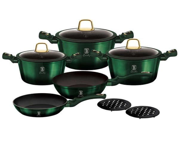 SÆT AF GRYDER 10 DELE EMERALD EDITION BH/6065