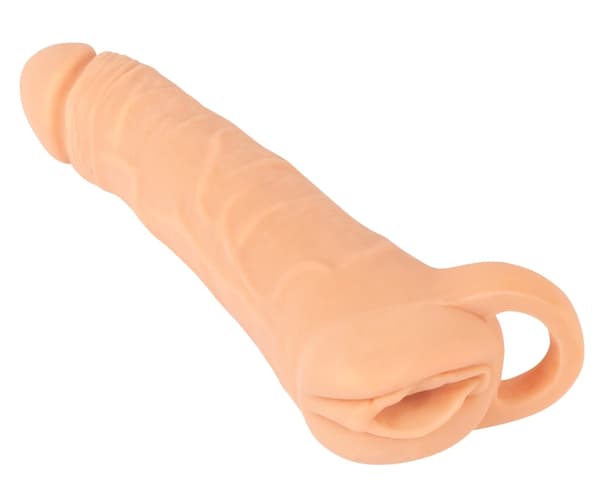 Nature Skin Extension & Intimate System Stor, Flexibel TPE, 18,5 cm