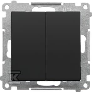 Simon 55 Stik (Modul) 10 AX, 250 V~, Quick Connector Mat Sort TW5.01/149