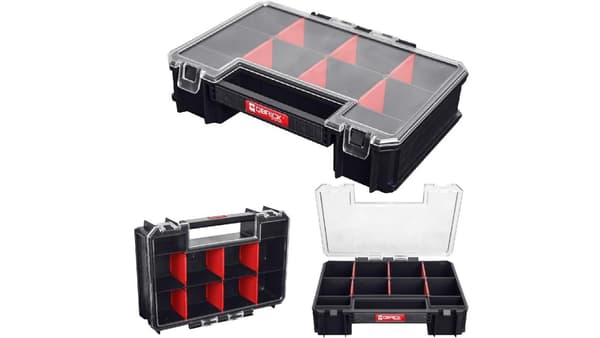 Organizer med fack för verktyg och tillbehör 257x180x65mm Qbrick System TWO Multi