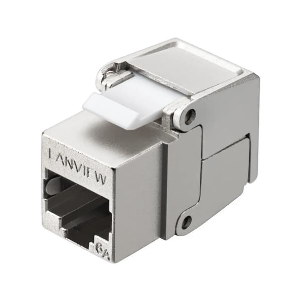 Lanview Cat6a suojattu flip jack -keystone