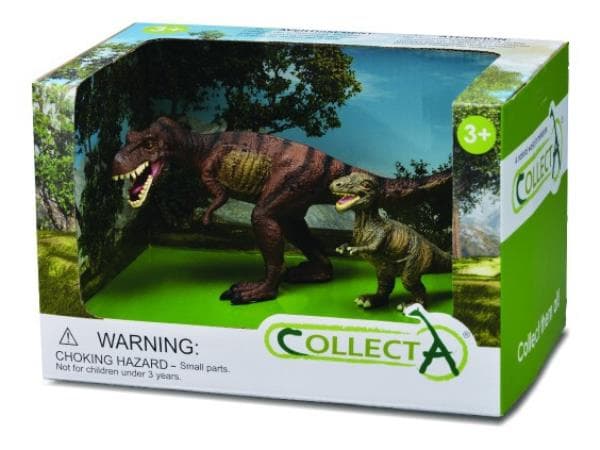 Sæt med 2 dinosaurer