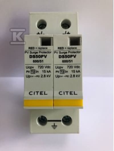 OGR.FRONT T2 15/40KA 2P DS50PVS-600/51