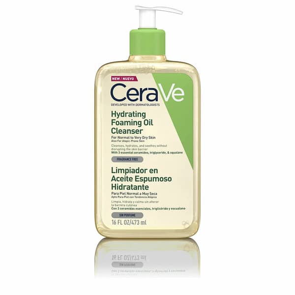 Fugtgivende olie CeraVe Skumrens (473 ml)