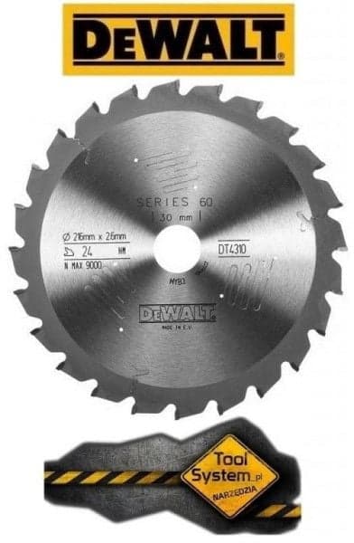 DEWALT SAV RUND.216x30mmX24Z