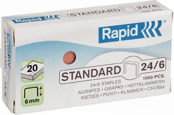 Rapid hæfteklammer Standard 26/6 t/20