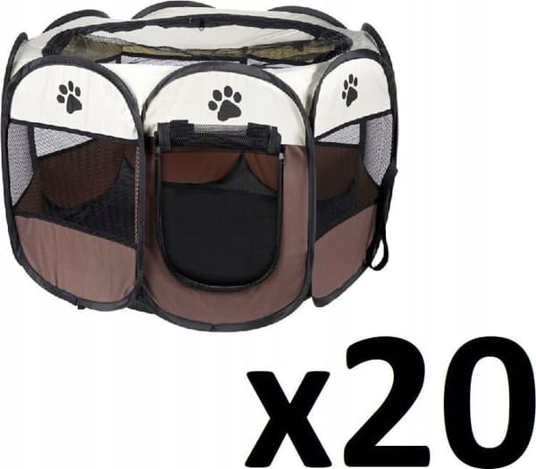 Leobert Legefold til hund/kat 74x74x43cm - Brun x 20