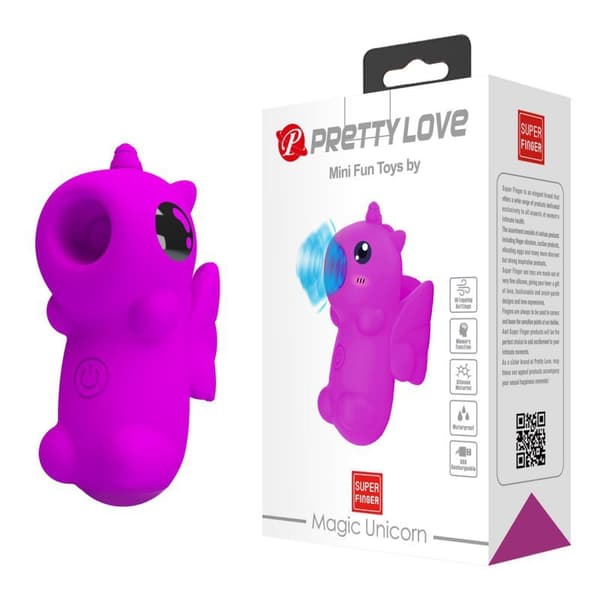 Pretty Love Mini Magic Unicorn Fingerenhet Lila USB Vattentät