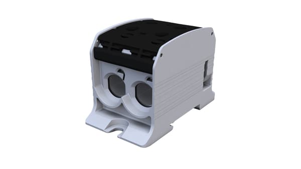 Gevindskinneadapter Al/Cu STB 95-2 (87520) SIMBLOCK sort 81102007