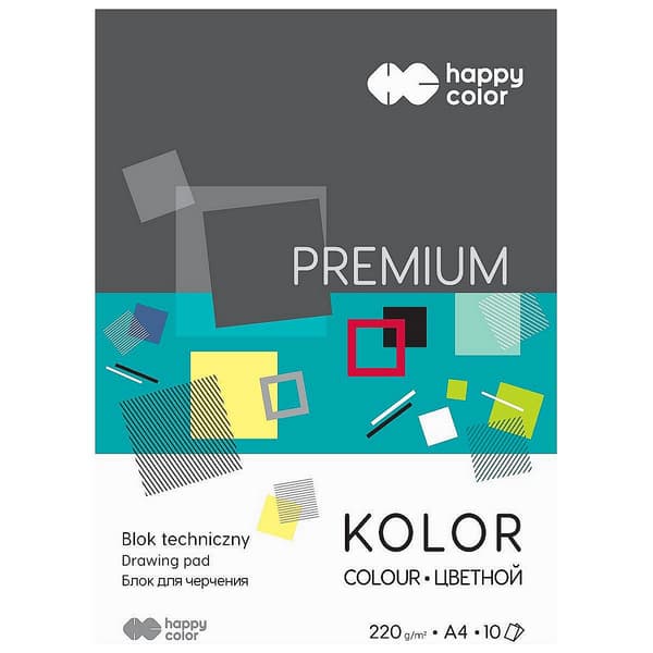 Teknisk blokfarve A4/10K Premium HAPPY COLOR