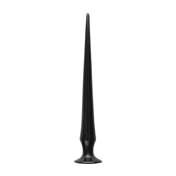 TOYJOY Ass Spike 50 cm - Flexibel intim silikonmodell, svart