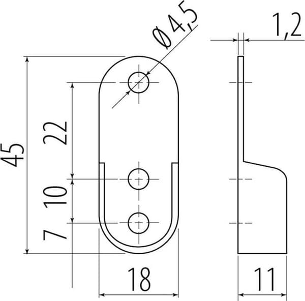 OVAL STÅLROSET, 2 STK
