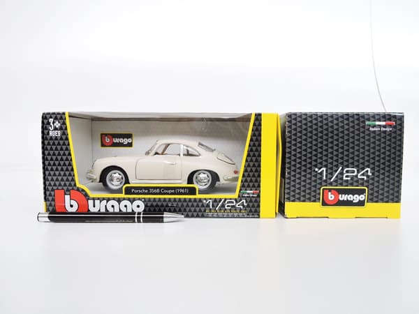 Porshe 356B Coupe Ivory 1:24 BBURAGO