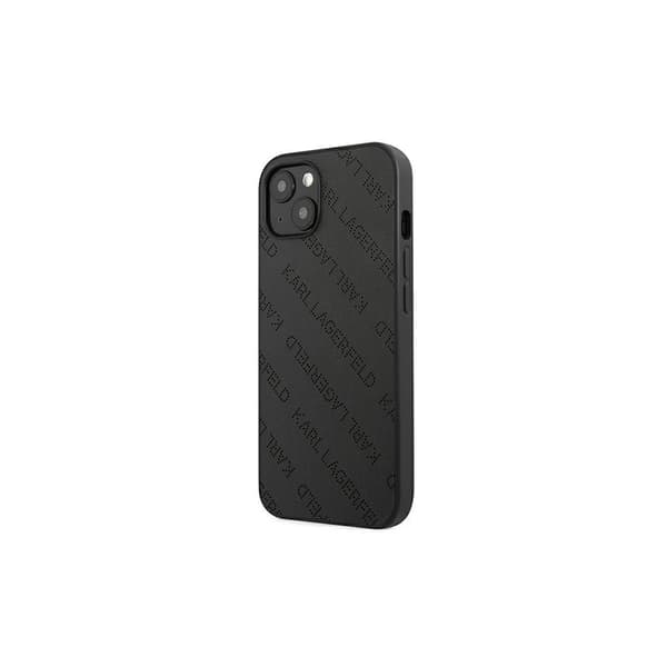 Karl Lagerfeld KLHCP13SPTLK iPhone 13 mini 5,4\" Hardcase sort / sort Allover perforeret