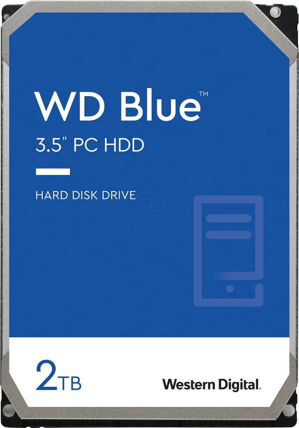 WD HDD Blue WD20EZBX - 2000 GB - 3.5'' SATA