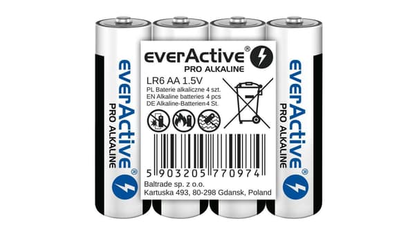 EverActive Batteri Pro AA/R6 2900mAh 4 stk