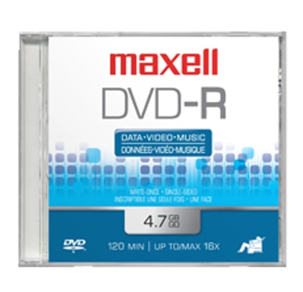 MAXELL DVD-R 4.7GB 16X SP*100 275733.30.TW