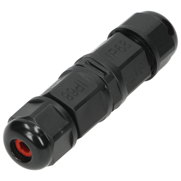 Suora kaapeliliitin MINI IP68, 3x1,5mm², 450V/16A