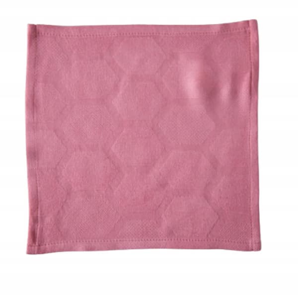 BAMBUBLÖJA 27X27CM 170G VÅFFELMÖNSTER KORALL I GAT1