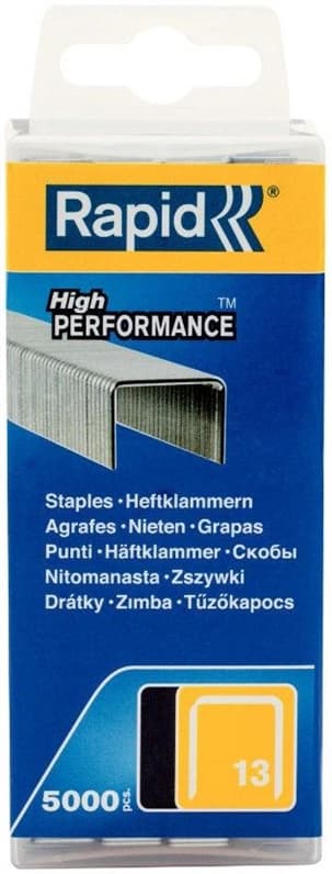 HÆFTESTIFT RAPID 13/8 MM 5M PLASTIKBOKS