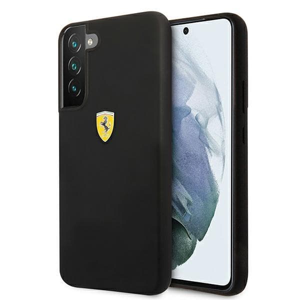 Ferrari FESIHCS22MBK S22+ S906 sort/sort Hardcase On Track Silicone