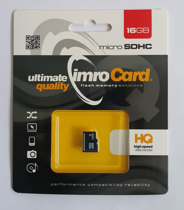 IMRO microSD 16GB hukommelseskort uden SD-adapter