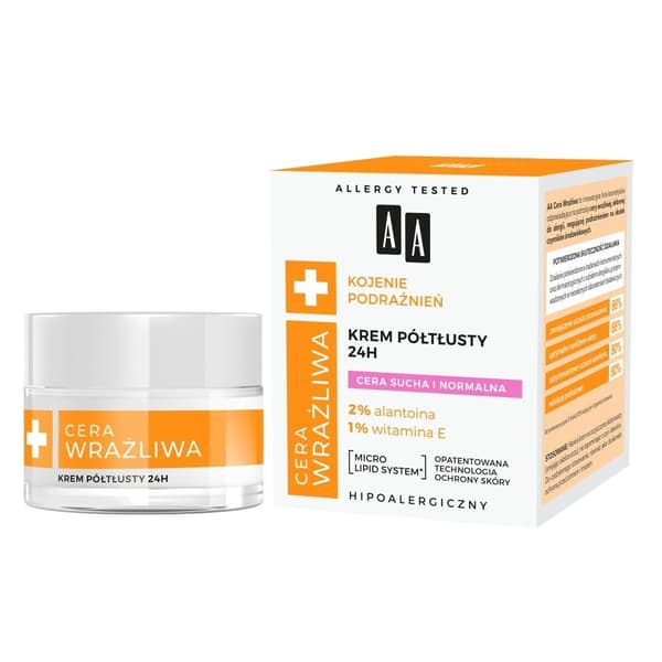 AA AA_Cera Wrazliwa Beroligende Brun creme til tør og normal hud 50ml