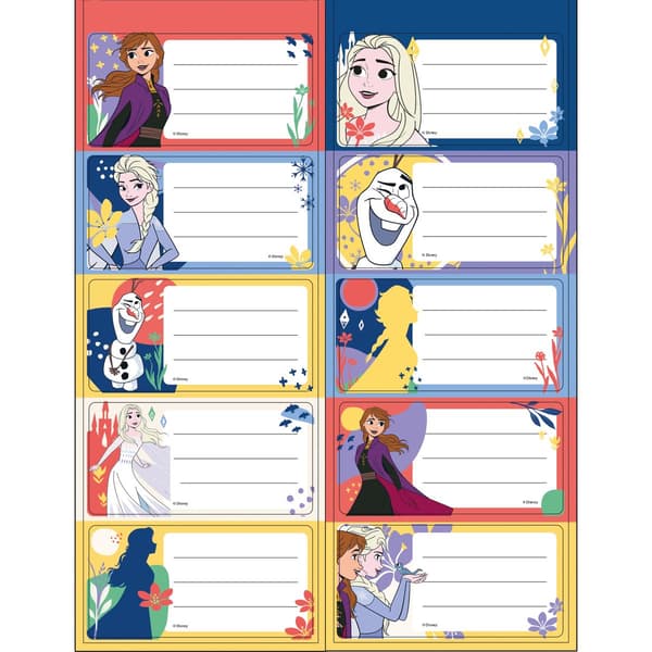 Frozen-muistikirjatarroja