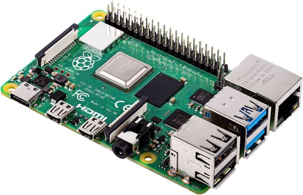 Raspberry Pi 4 Mini Pc Grön Bcm2711 1.5 Ghz