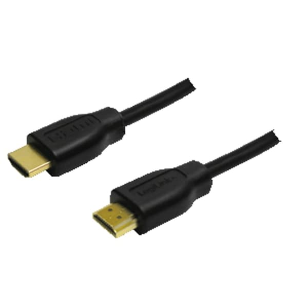 LogiLink High Speed Ethernetillä - HDMI Ethernet-kaapelilla - 3 m