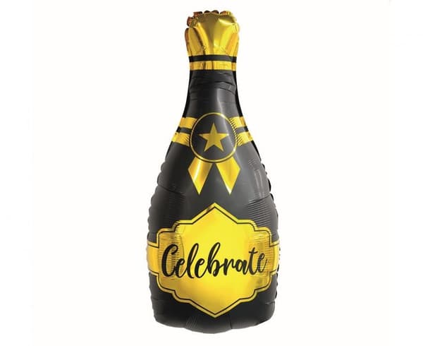 Folieballong B&C Champagne Celebrate 35x76 cm