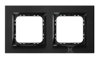 IMPRESSION Ram dubbelborstad antracit R-2YAC/64/25