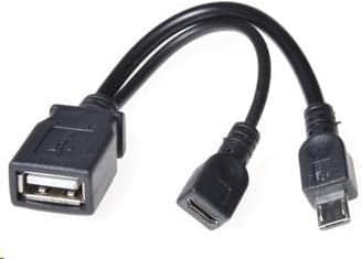 USB-adapter PremiumCord MicroUSB - USB Svart (29601032099121)