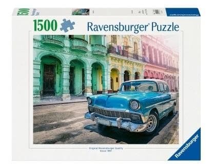 Puslespil 1500 Biler fra Cuba