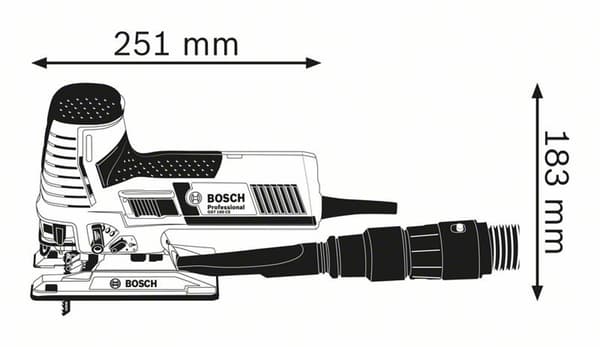 Bosch GST 160 CE -sähköpistosaha L-Boxx