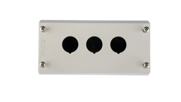 Kassettkapsling 3-håls 22mm grå IP67 M22-I3 216538