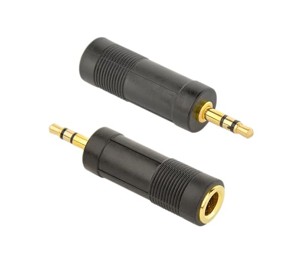 3,5 mm stereojackadapter till 6,35 mm jack hona Gembird
