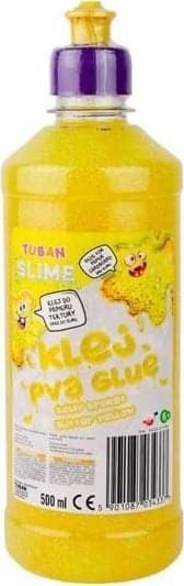 Glitterliima keltainen PVA 500ml TUBAN