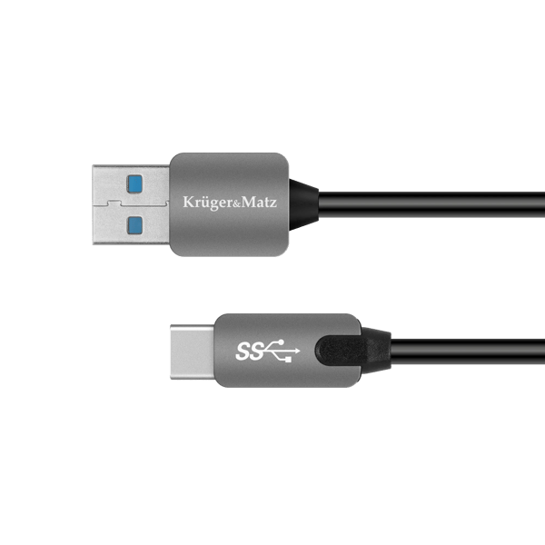 USB-kabel 3.0-kontakt - kontakt typ C 5 Gbit/s 0,5m Kruger&Matz
