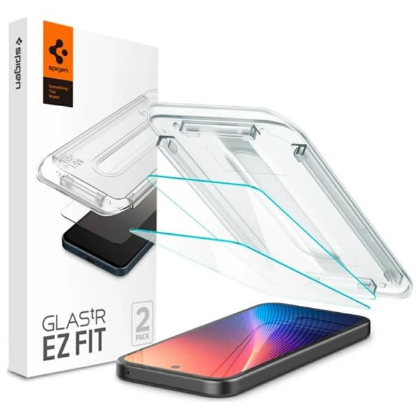 Spigen Glass tR EZ Fit 2-pack, transparent - Google Pixel 9a