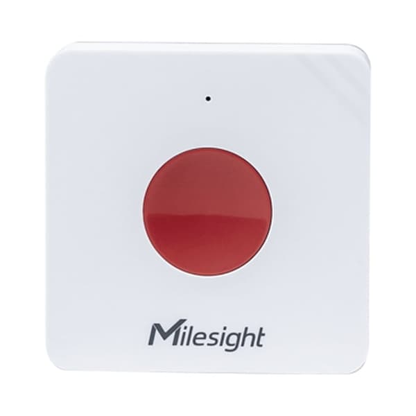 MILESIGHT Milesight WS101 SOS-knapp/omkopplare Interaktiv LoRa/LoRaWAN SOS-version - Röd